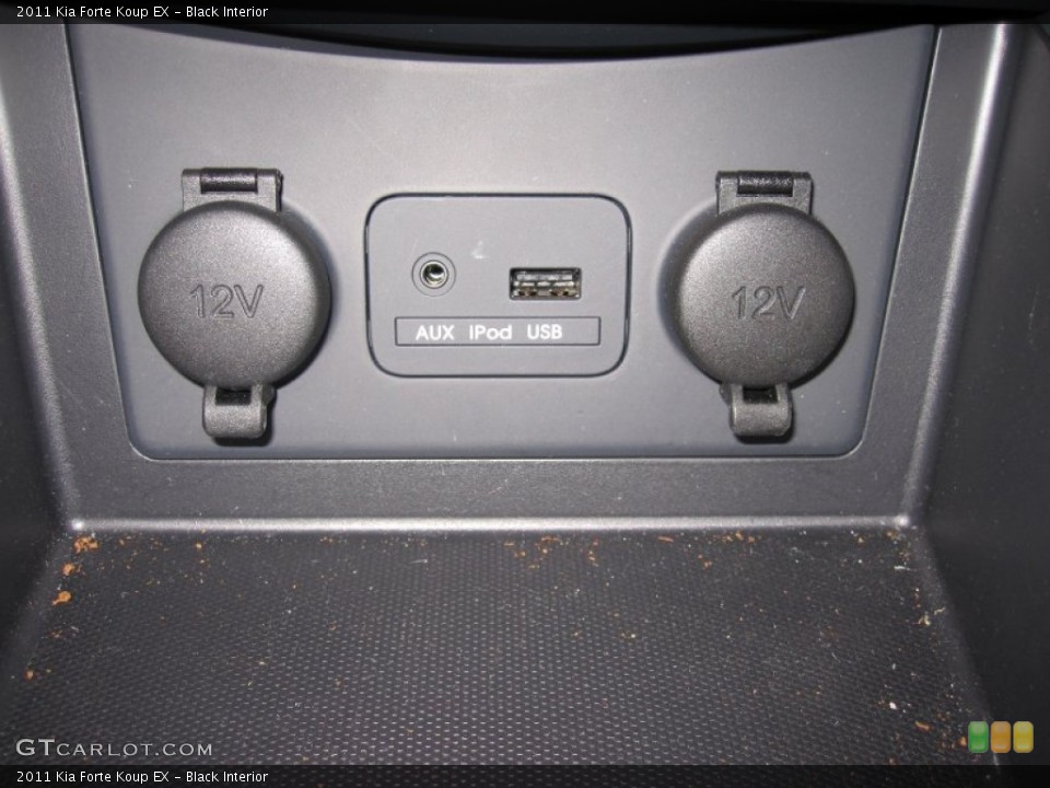 Black Interior Controls for the 2011 Kia Forte Koup EX #55360514
