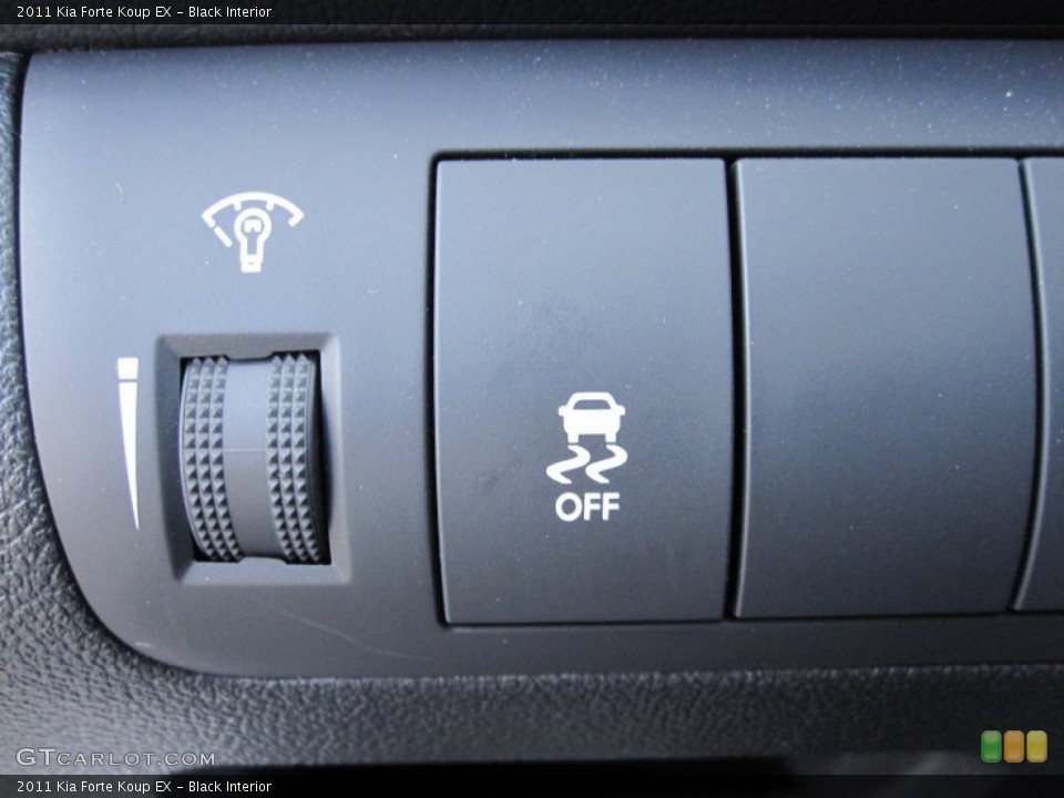 Black Interior Controls for the 2011 Kia Forte Koup EX #55360527