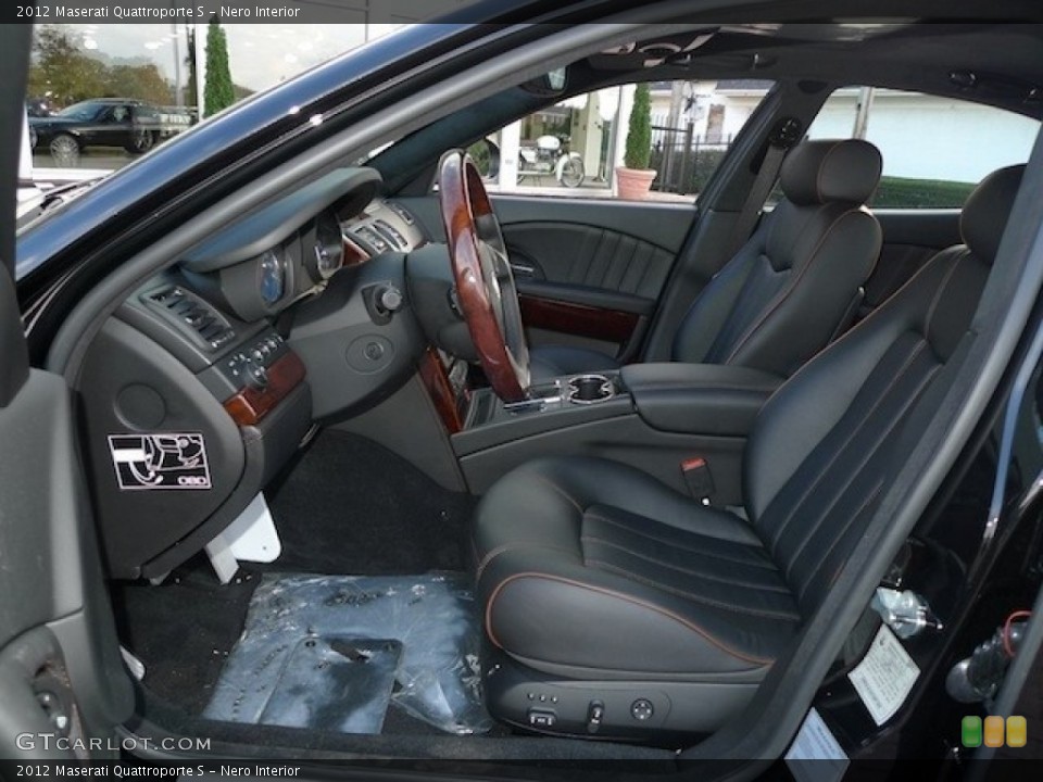 Nero Interior Photo for the 2012 Maserati Quattroporte S #55364557
