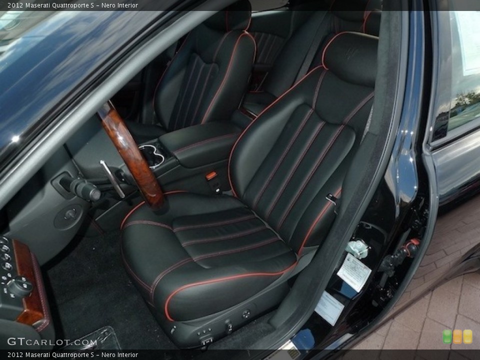 Nero Interior Photo for the 2012 Maserati Quattroporte S #55364581