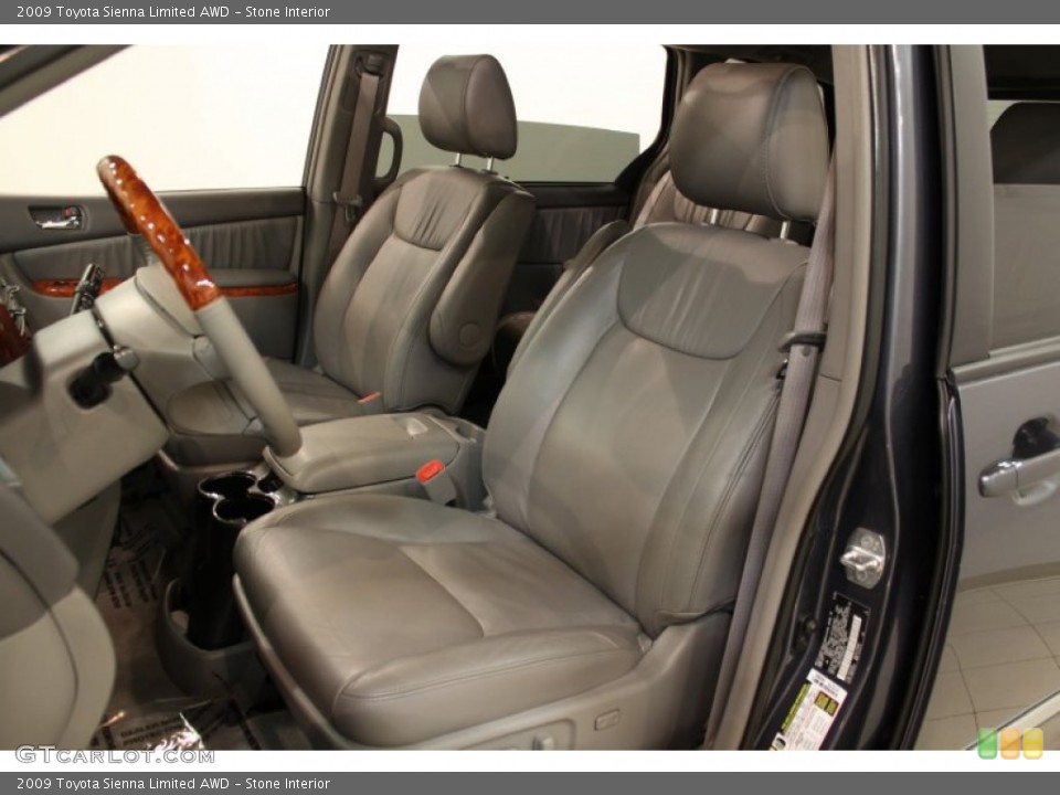 Stone Interior Photo for the 2009 Toyota Sienna Limited AWD #55366359