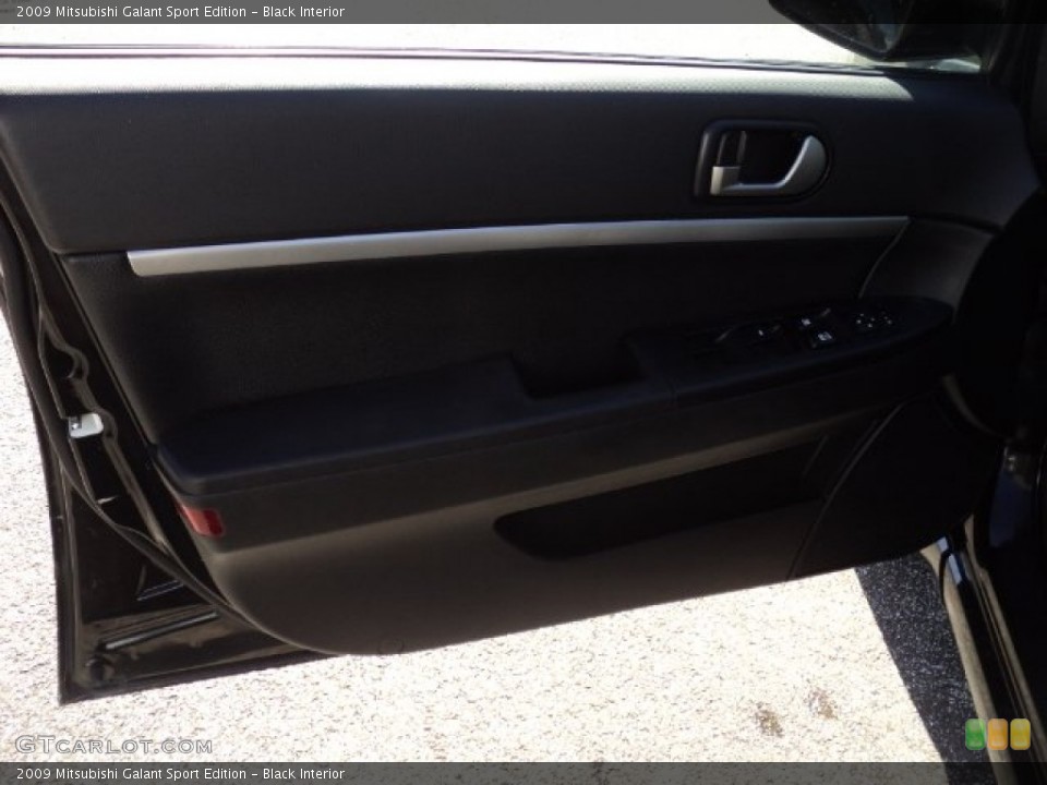 Black Interior Door Panel for the 2009 Mitsubishi Galant Sport Edition #55367654