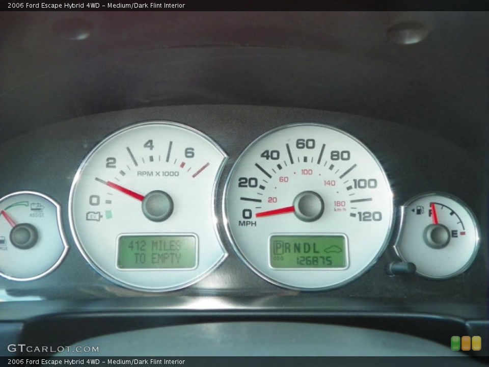Medium/Dark Flint Interior Gauges for the 2006 Ford Escape Hybrid 4WD #55367721