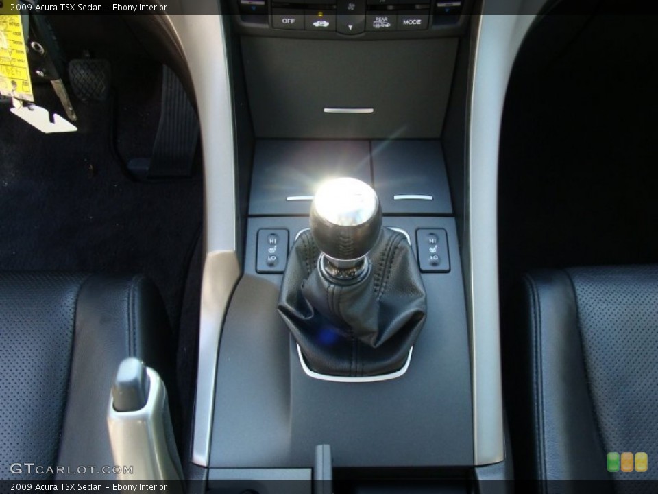 Ebony Interior Transmission for the 2009 Acura TSX Sedan #55369635