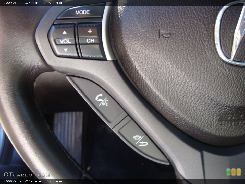 Ebony Interior Controls for the 2009 Acura TSX Sedan #55369671
