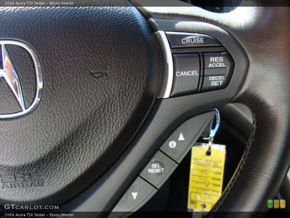 Ebony Interior Controls for the 2009 Acura TSX Sedan #55369680