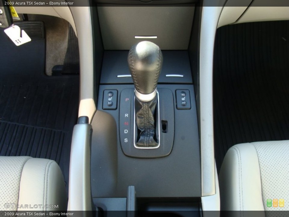 Ebony Interior Transmission for the 2009 Acura TSX Sedan #55371027