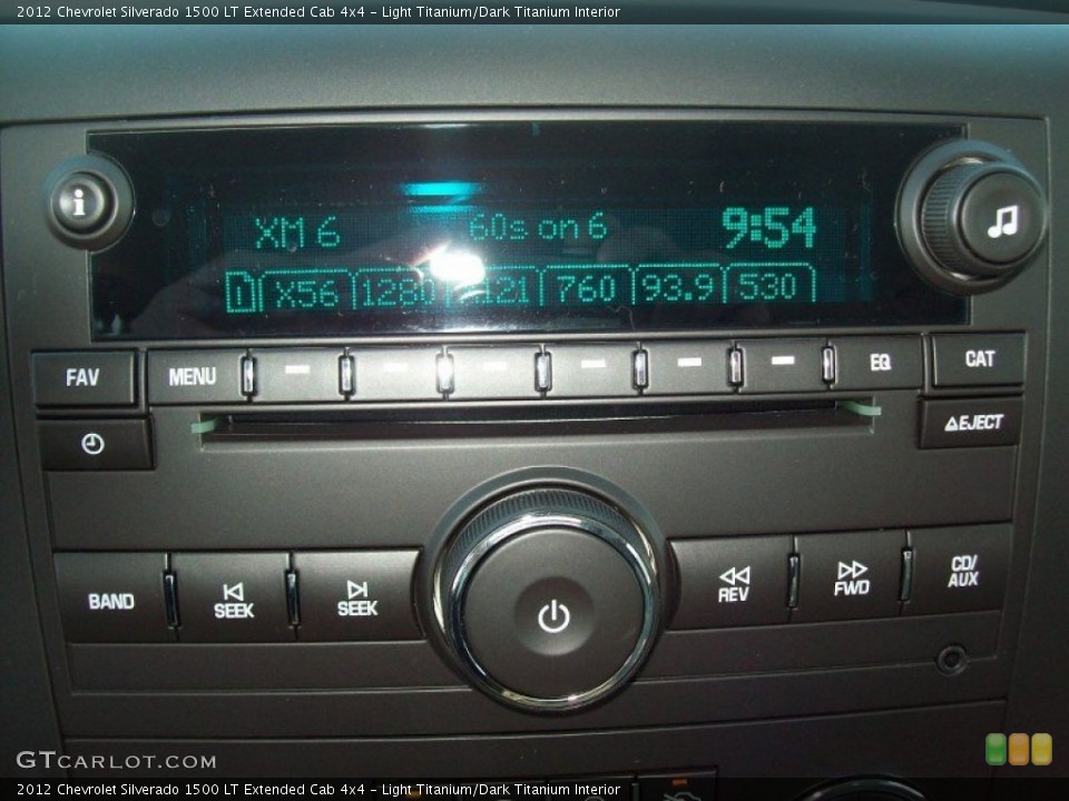 Light Titanium/Dark Titanium Interior Audio System for the 2012 Chevrolet Silverado 1500 LT Extended Cab 4x4 #55372291