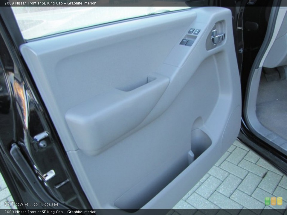 Graphite Interior Door Panel for the 2009 Nissan Frontier SE King Cab #55373064