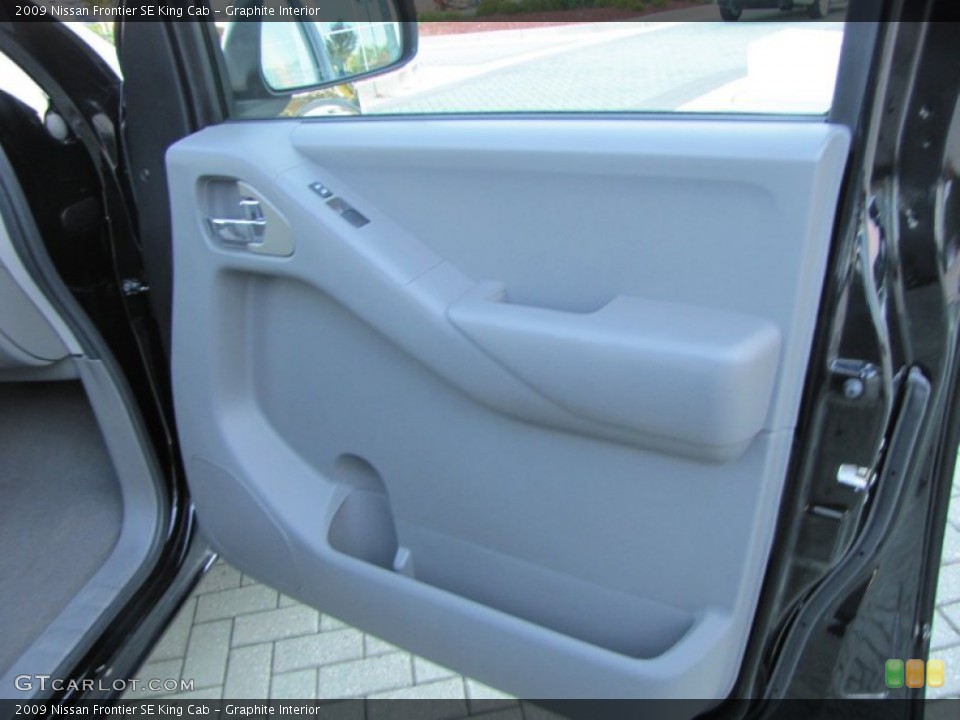 Graphite Interior Door Panel for the 2009 Nissan Frontier SE King Cab #55373117