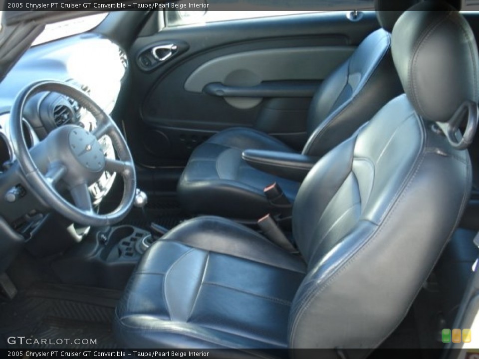 Taupe/Pearl Beige Interior Photo for the 2005 Chrysler PT Cruiser GT Convertible #55374945