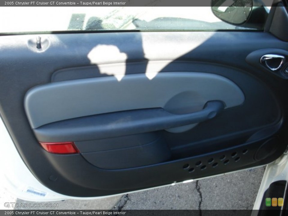 Taupe/Pearl Beige Interior Door Panel for the 2005 Chrysler PT Cruiser GT Convertible #55374954