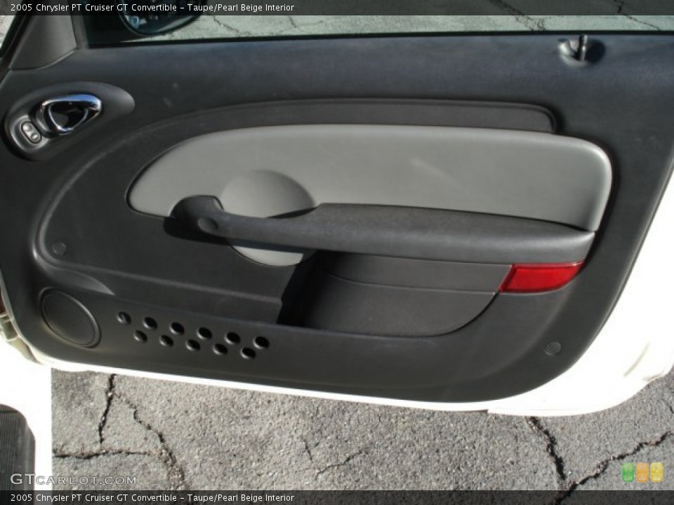 Taupe/Pearl Beige Interior Door Panel for the 2005 Chrysler PT Cruiser GT Convertible #55374990