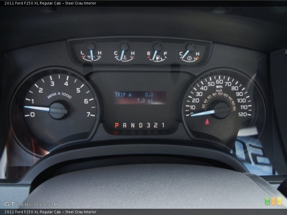 Steel Gray Interior Gauges for the 2011 Ford F150 XL Regular Cab #55377015