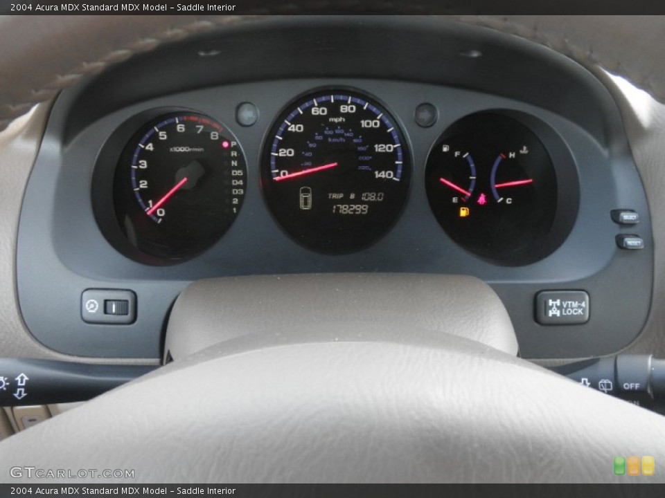 Saddle Interior Gauges for the 2004 Acura MDX  #55377561