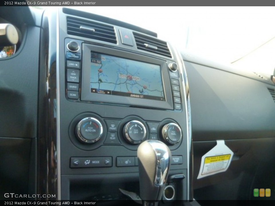 Black Interior Controls for the 2012 Mazda CX-9 Grand Touring AWD #55378053