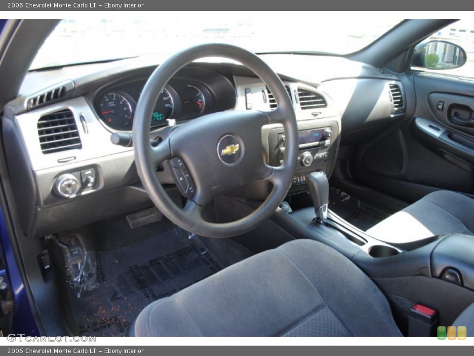 Ebony Interior Prime Interior for the 2006 Chevrolet Monte Carlo LT #55378095