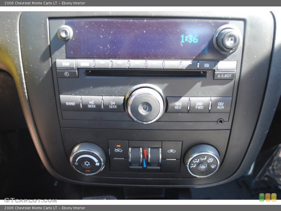 Ebony Interior Audio System for the 2006 Chevrolet Monte Carlo LT #55378131