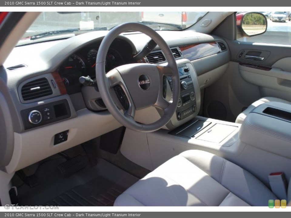 Dark Titanium/Light Titanium Interior Photo for the 2010 GMC Sierra 1500 SLT Crew Cab #55378452