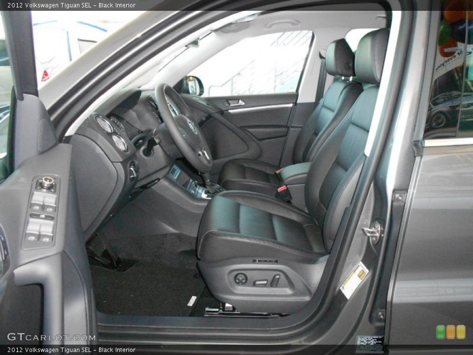 Black Interior Photo for the 2012 Volkswagen Tiguan SEL #55378821