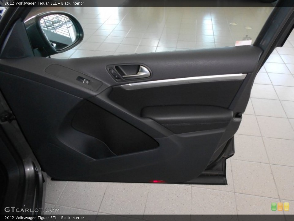 Black Interior Door Panel for the 2012 Volkswagen Tiguan SEL #55378828