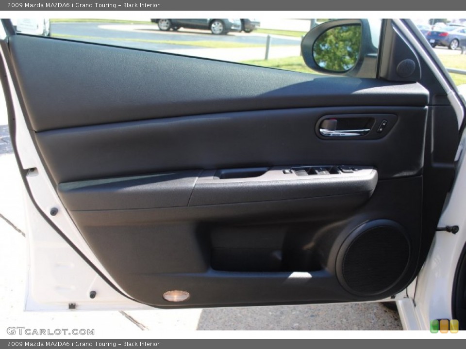 Black Interior Door Panel for the 2009 Mazda MAZDA6 i Grand Touring #55378848