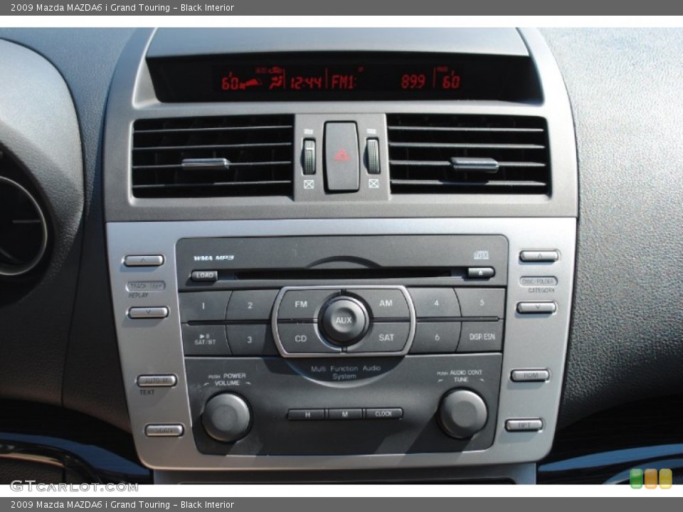 Black Interior Controls for the 2009 Mazda MAZDA6 i Grand Touring #55378911
