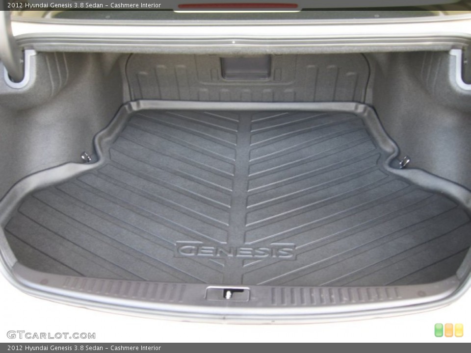 Cashmere Interior Trunk for the 2012 Hyundai Genesis 3.8 Sedan #55382670