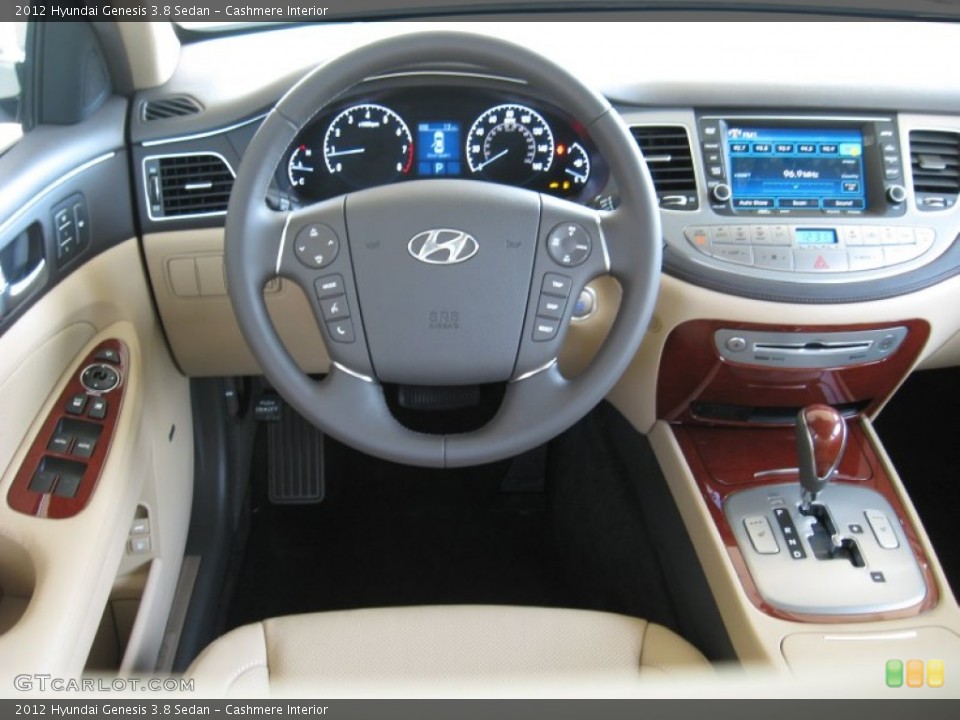 Cashmere Interior Dashboard for the 2012 Hyundai Genesis 3.8 Sedan #55382769