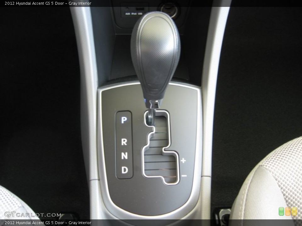 Gray Interior Transmission for the 2012 Hyundai Accent GS 5 Door #55383033