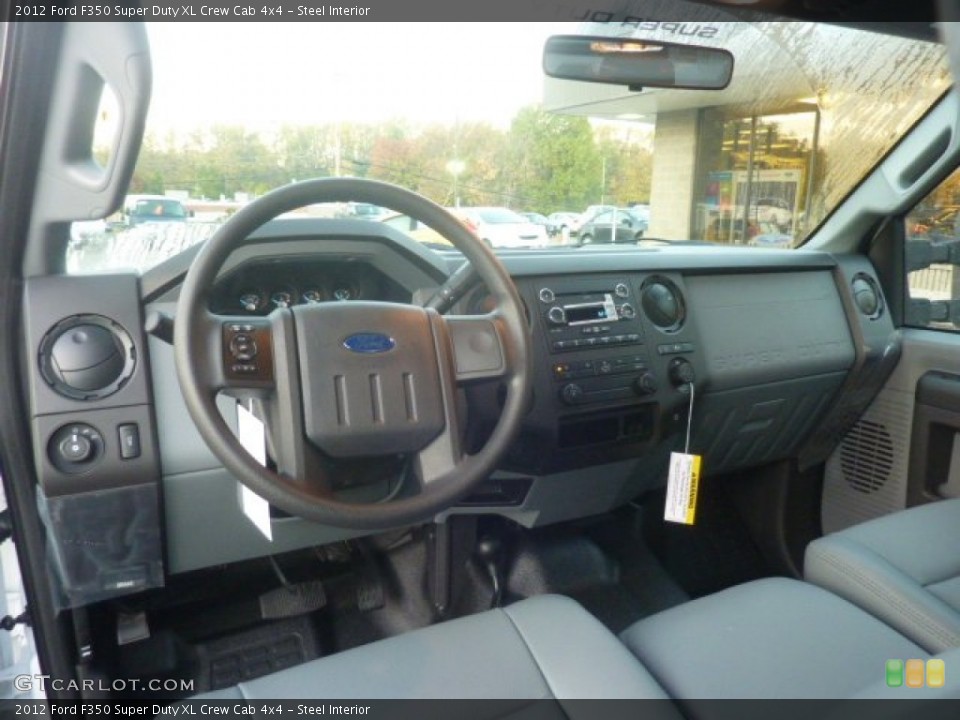 Steel Interior Dashboard for the 2012 Ford F350 Super Duty XL Crew Cab 4x4 #55383098