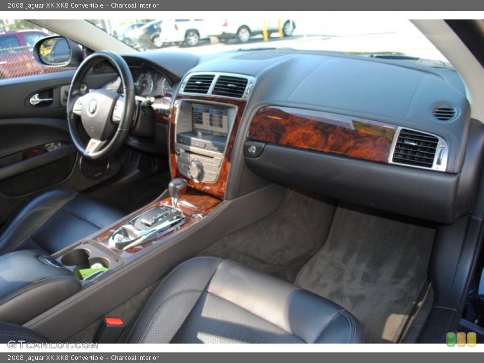 Charcoal Interior Dashboard for the 2008 Jaguar XK XK8 Convertible #55385208