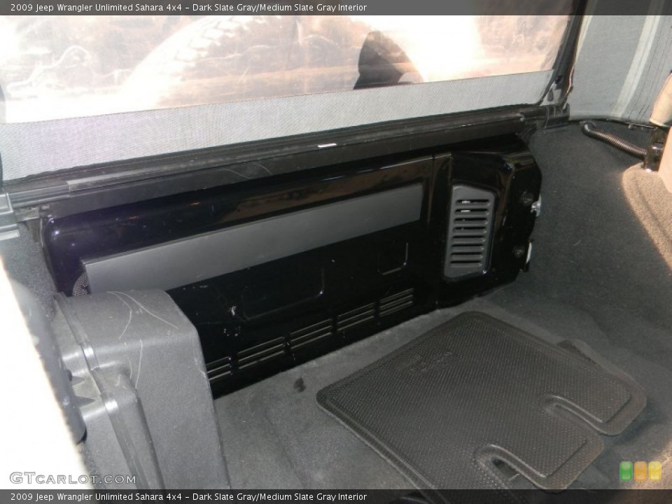 Dark Slate Gray/Medium Slate Gray Interior Trunk for the 2009 Jeep Wrangler Unlimited Sahara 4x4 #55386422