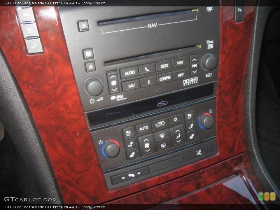Ebony Interior Controls for the 2010 Cadillac Escalade EXT Premium AWD #55389135