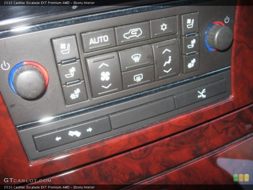 Ebony Interior Controls for the 2010 Cadillac Escalade EXT Premium AWD #55389276