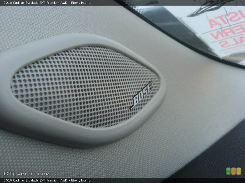 Ebony Interior Audio System for the 2010 Cadillac Escalade EXT Premium AWD #55389324