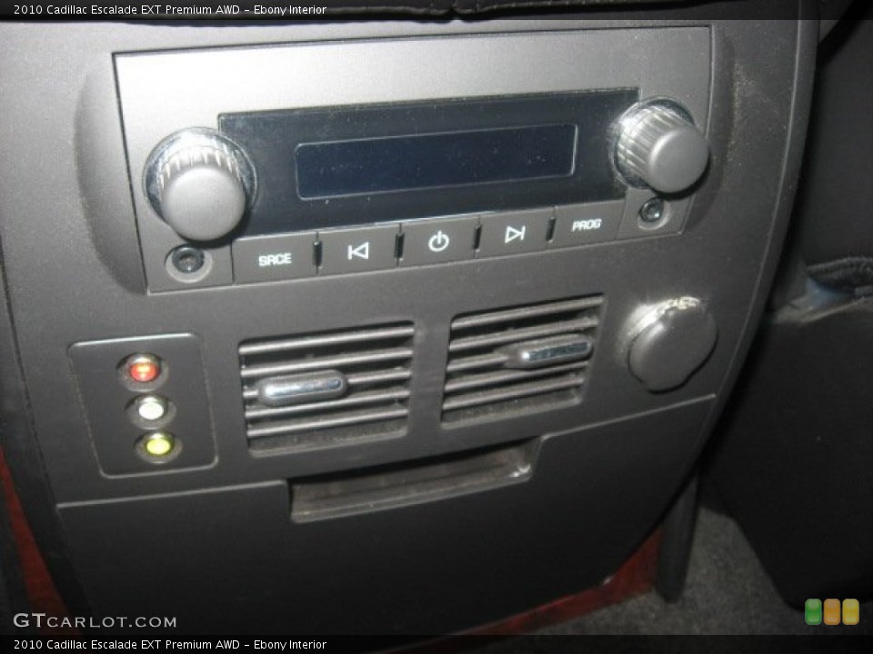 Ebony Interior Controls for the 2010 Cadillac Escalade EXT Premium AWD #55389378