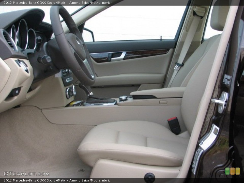 Almond Beige/Mocha Interior Photo for the 2012 Mercedes-Benz C 300 Sport 4Matic #55390016