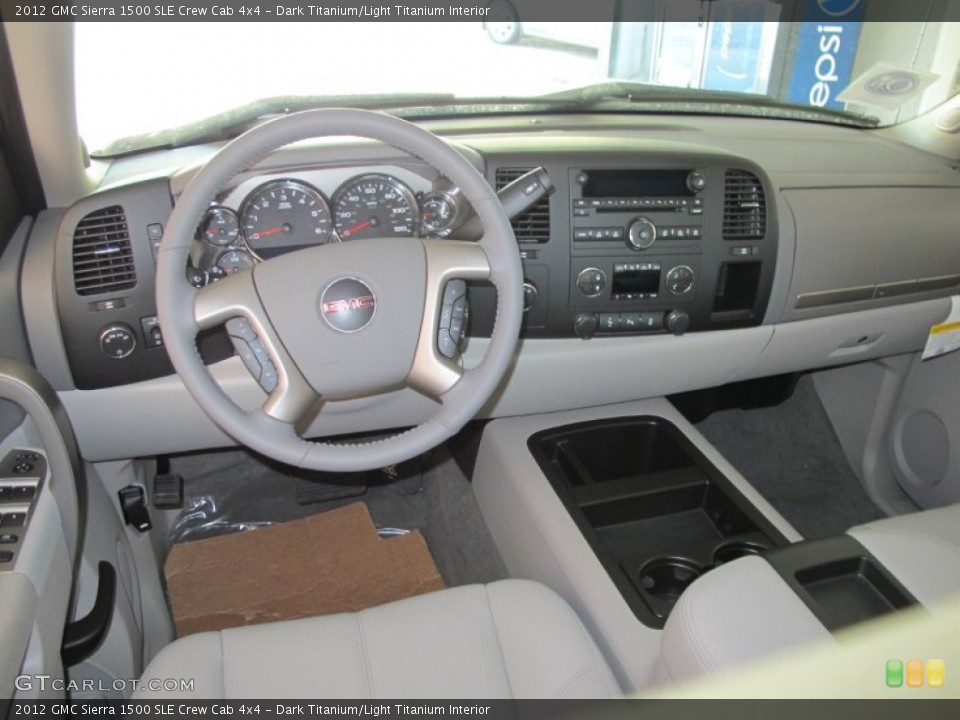 Dark Titanium/Light Titanium Interior Dashboard for the 2012 GMC Sierra 1500 SLE Crew Cab 4x4 #55391016
