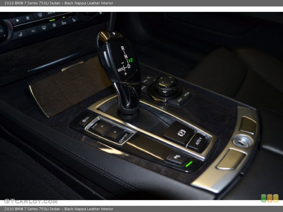 Black Nappa Leather Interior Transmission for the 2010 BMW 7 Series 750Li Sedan #55391127