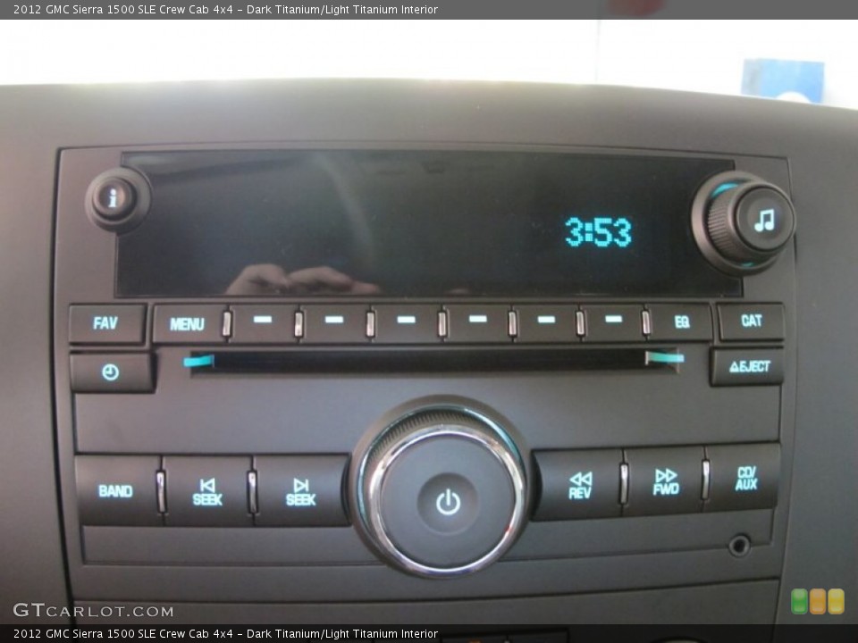 Dark Titanium/Light Titanium Interior Audio System for the 2012 GMC Sierra 1500 SLE Crew Cab 4x4 #55391739