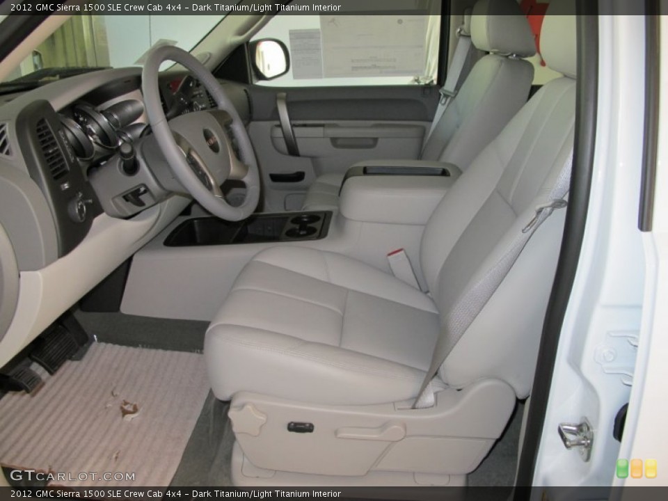 Dark Titanium/Light Titanium Interior Photo for the 2012 GMC Sierra 1500 SLE Crew Cab 4x4 #55391991