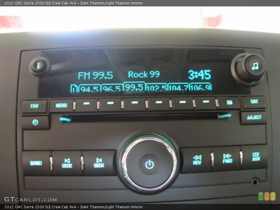 Dark Titanium/Light Titanium Interior Audio System for the 2012 GMC Sierra 1500 SLE Crew Cab 4x4 #55392538