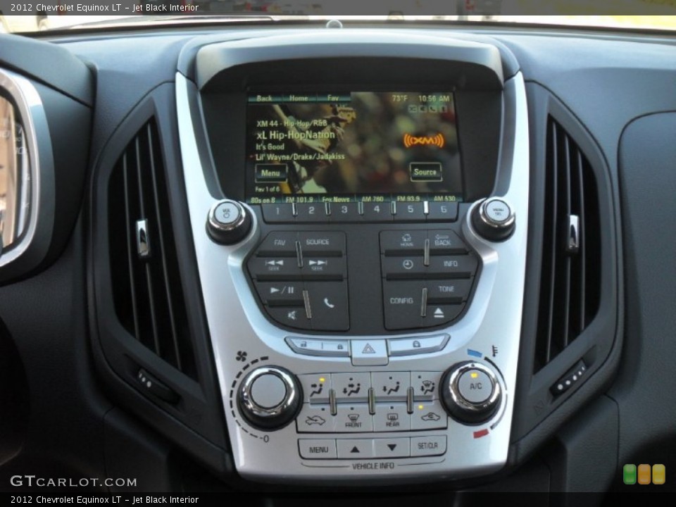 Jet Black Interior Controls for the 2012 Chevrolet Equinox LT #55392951