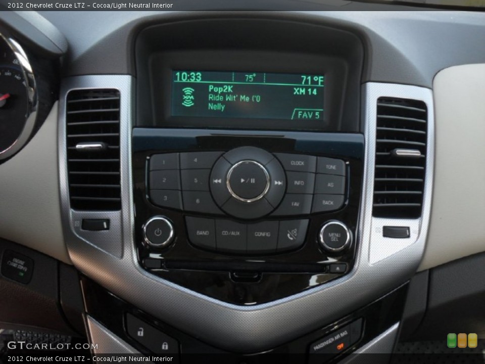 Cocoa/Light Neutral Interior Controls for the 2012 Chevrolet Cruze LTZ #55393419