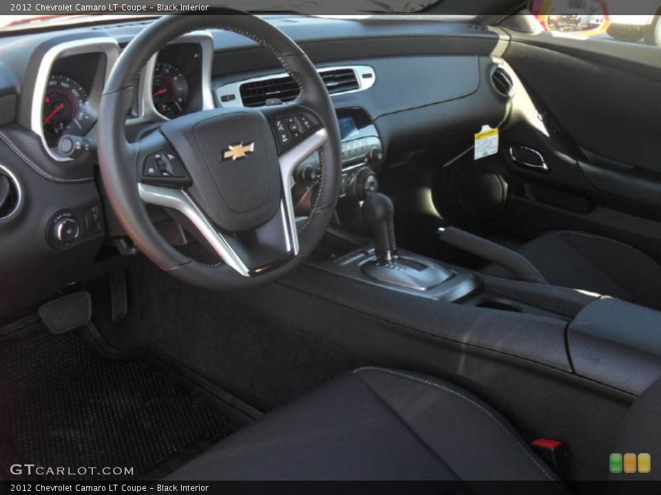 Black Interior Prime Interior for the 2012 Chevrolet Camaro LT Coupe #55393741
