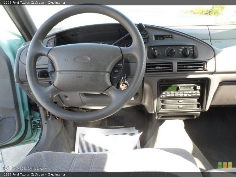 Grey Interior Dashboard for the 1995 Ford Taurus GL Sedan #55393758