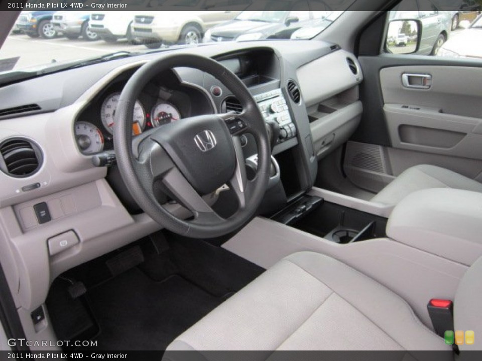 Gray Interior Prime Interior for the 2011 Honda Pilot LX 4WD #55395803