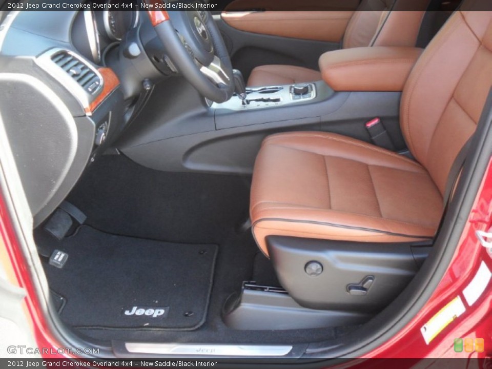 New Saddle/Black Interior Photo for the 2012 Jeep Grand Cherokee Overland 4x4 #55397007