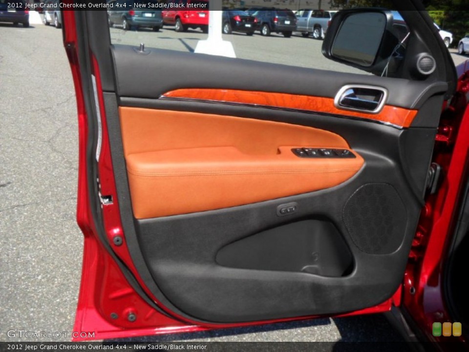 New Saddle/Black Interior Door Panel for the 2012 Jeep Grand Cherokee Overland 4x4 #55397016